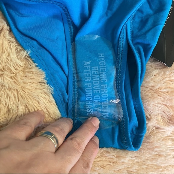 New JETS Australia by Jessika Allen Bikini Set Cobalt Blue Gold Size 12 NWT #277 - Picture 4 of 12